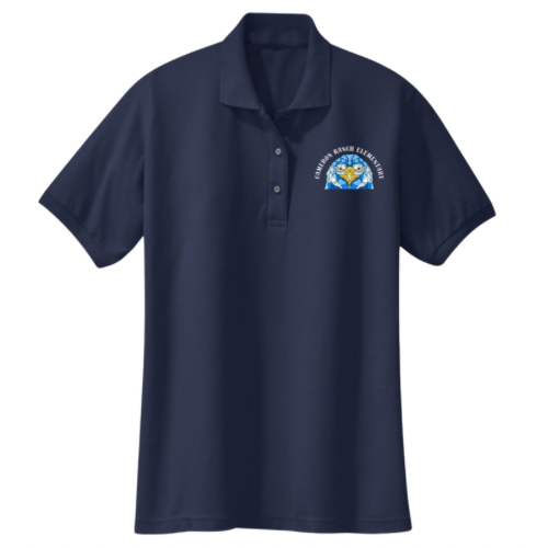 Falcon’s Navy Embroidered Polo