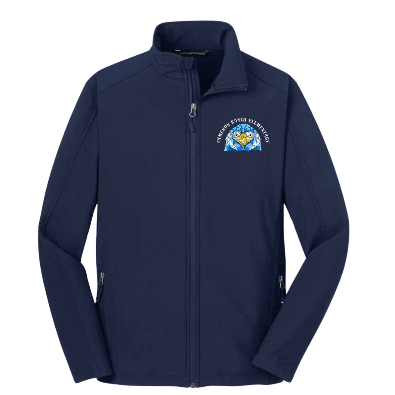 Cameron Ranch Navy Adult Softshell Jacket